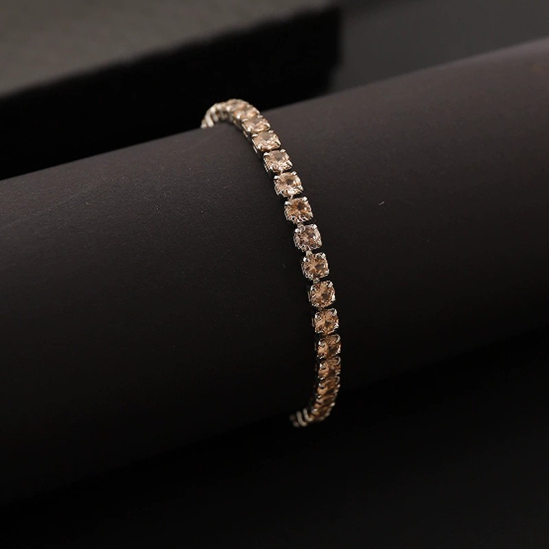 S925 Sterling Silver Classic 4mm Moissanite Tennis Bracelet