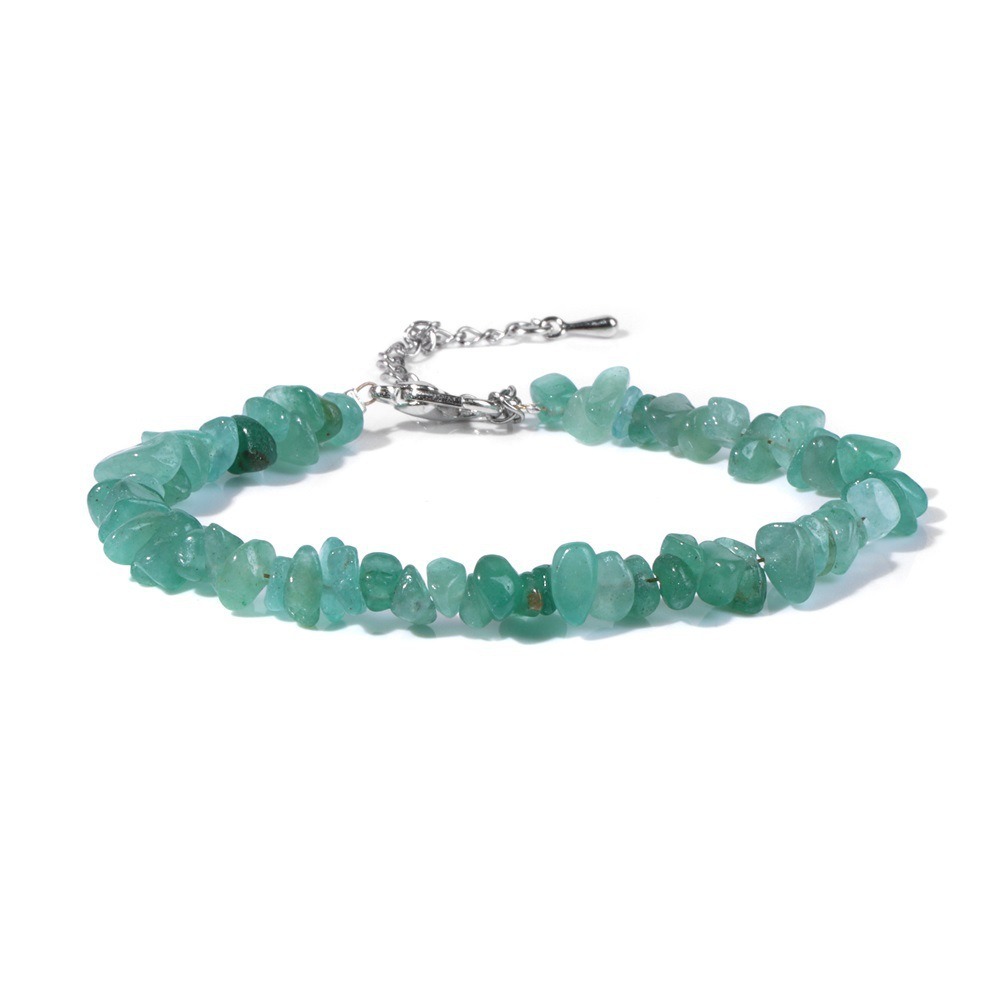 Natural Crystal Chip Adjustable Bracelets