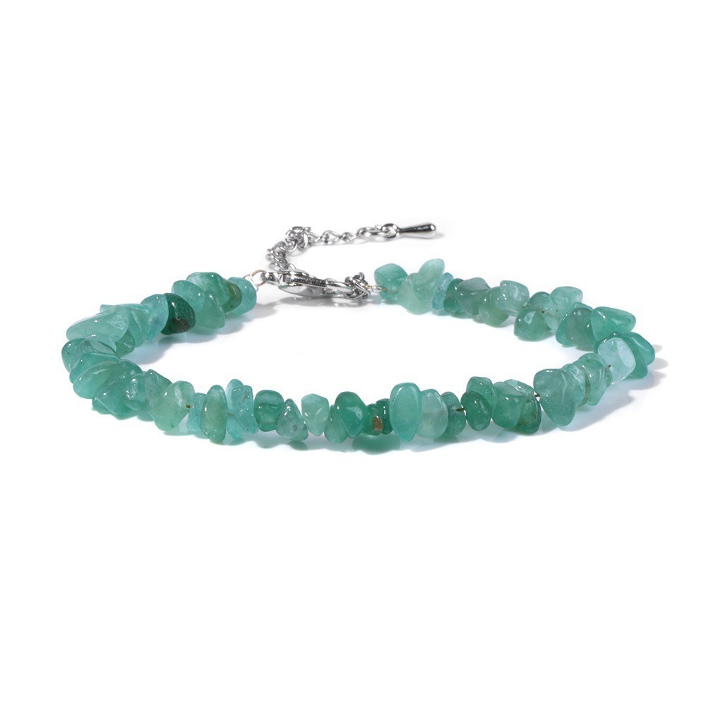 Natural Crystal Chip Adjustable Bracelets