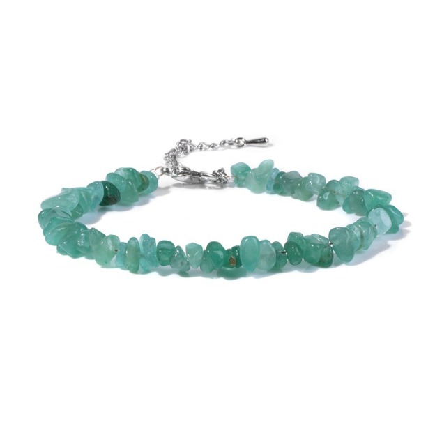 Natural Crystal Chip Adjustable Bracelets