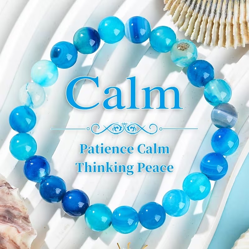 Crystal Energy Bracelet - Natural Gemstone Luck Bracelet European & American Niche Healing-Style Jewelry