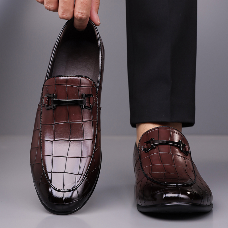 Men's Fashion Calfskin Leather Shoes