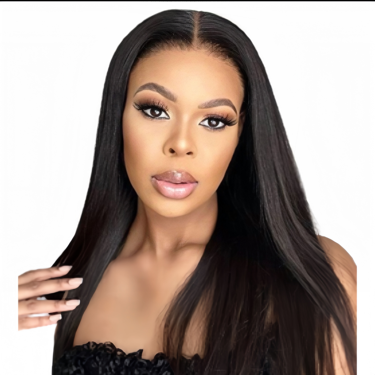 16 Inch Full Frontal Wig - Brazilian Style Synthetic Wig