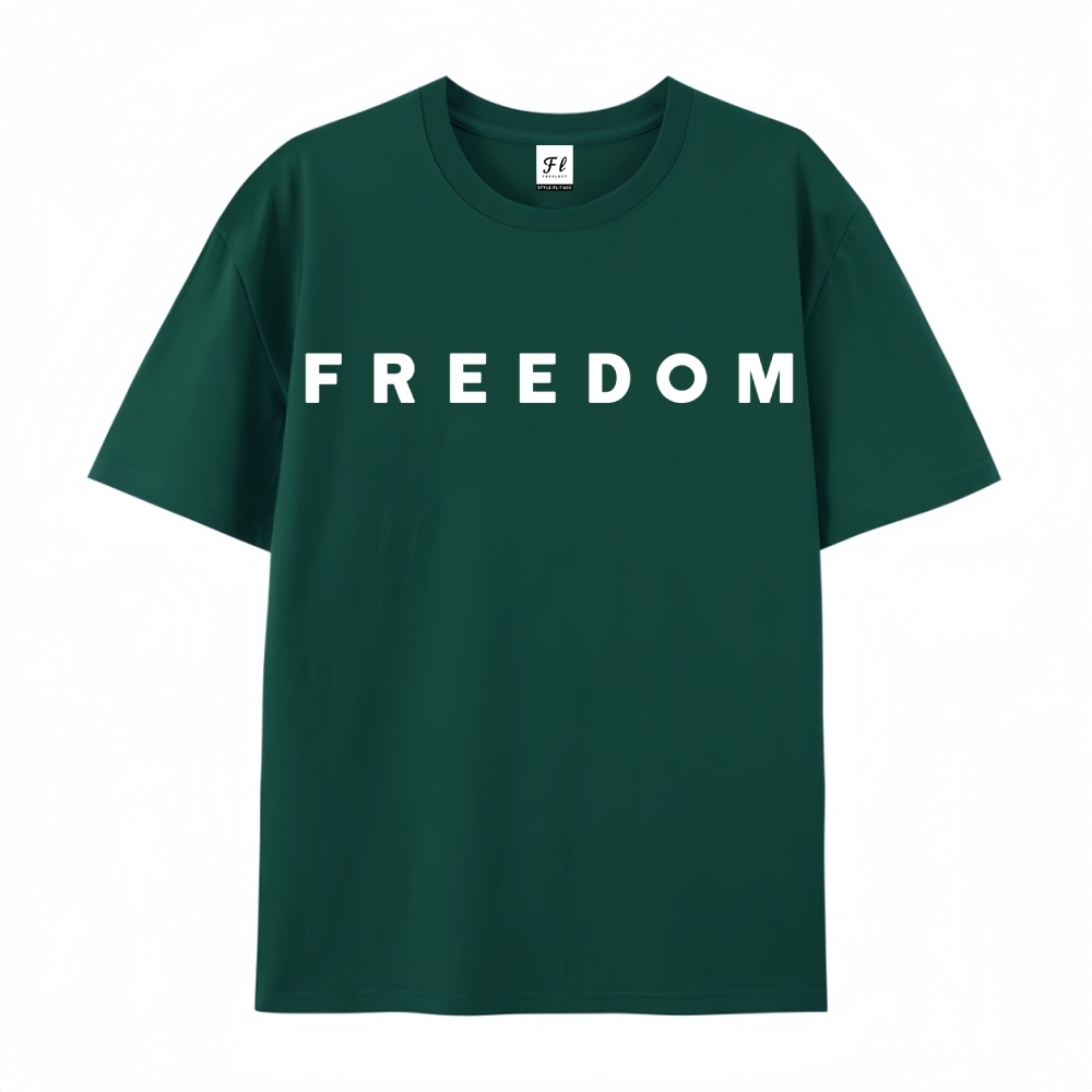 Men's Commemorative Freedom Printed T-Shirt-TP MERCH