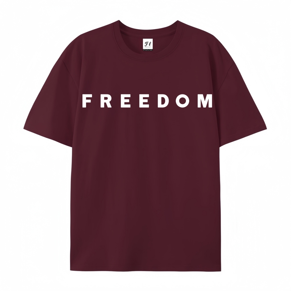 Men's Commemorative Freedom Printed T-Shirt-TP MERCH