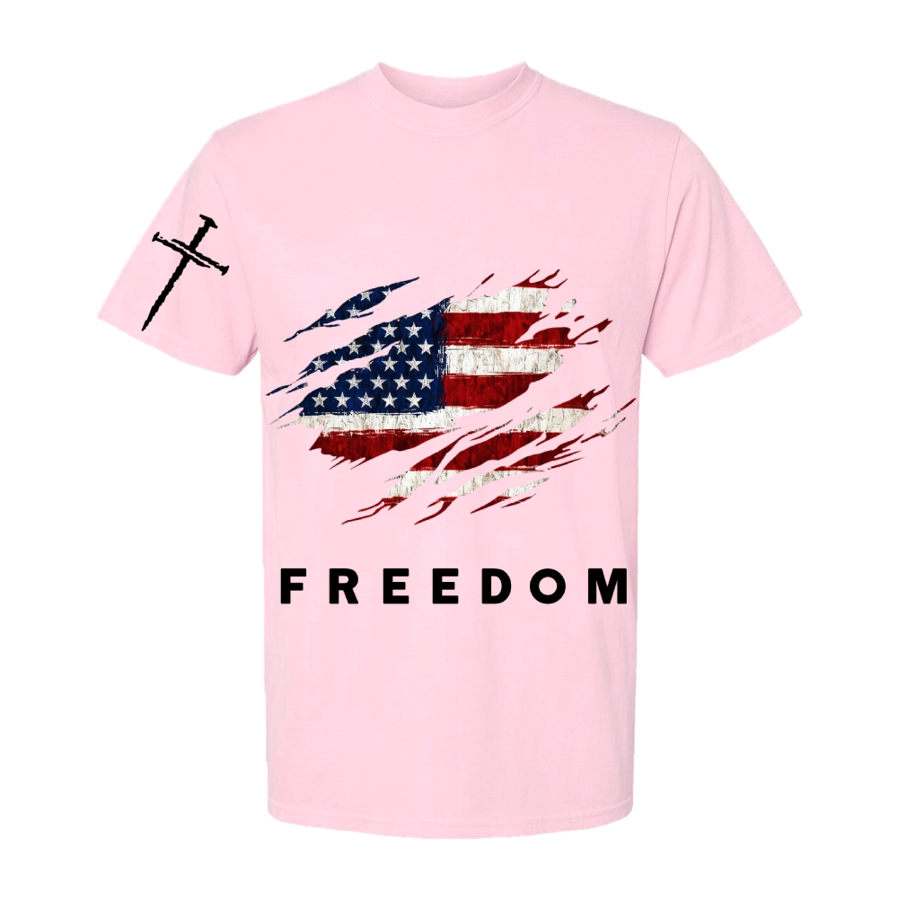 Freedom & Faith Printed T-shirt-TP MERCH