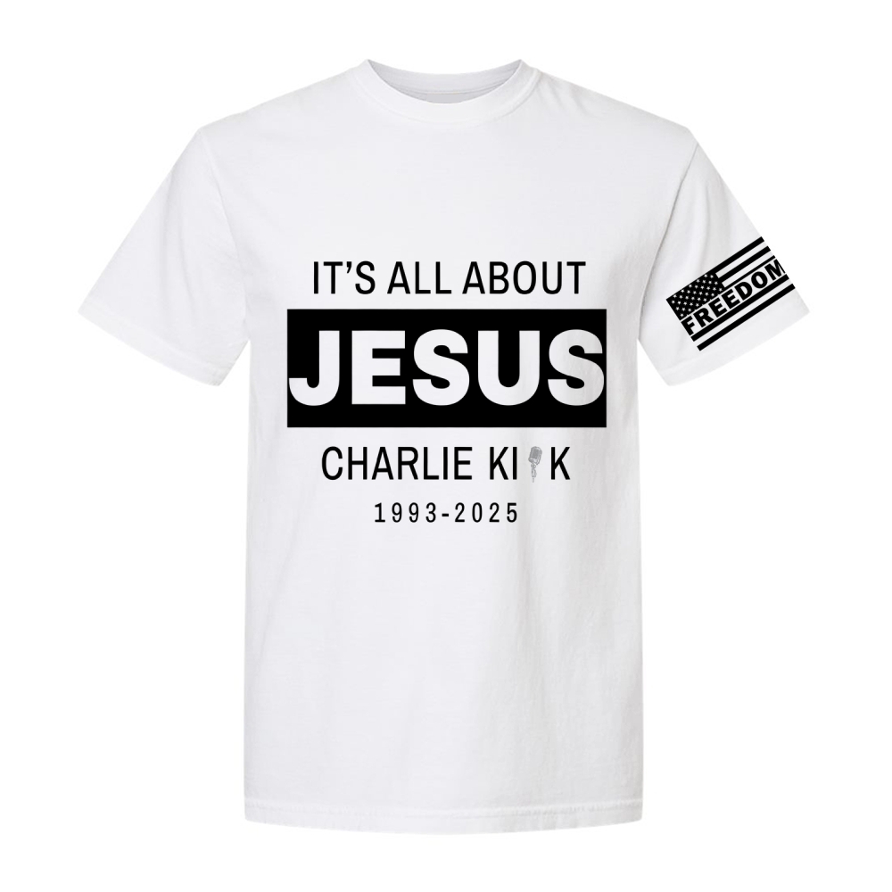 It's All About Jesus Casual Short Sleeve T-Shirt-TP MERCH