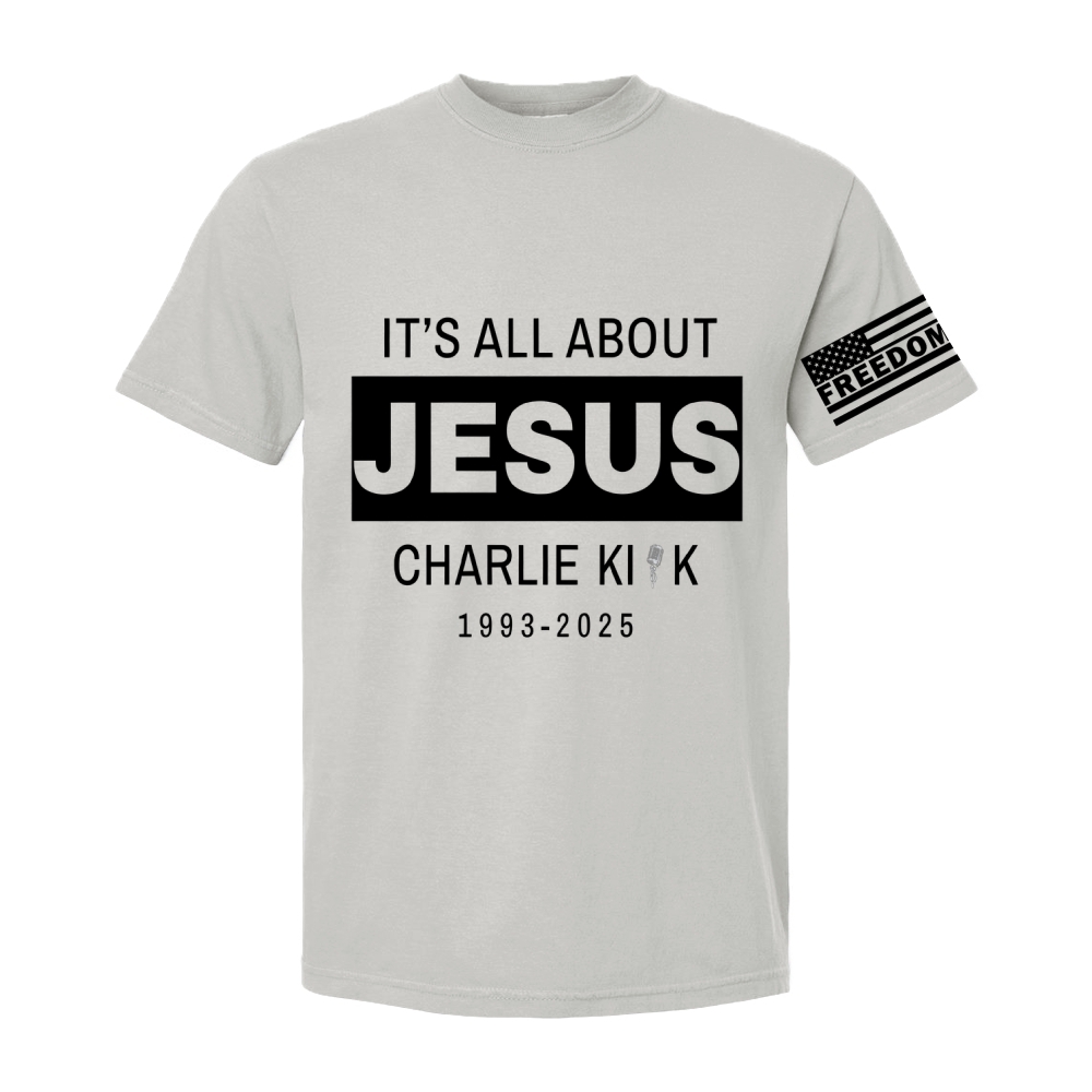 It's All About Jesus Casual Short Sleeve T-Shirt-TP MERCH