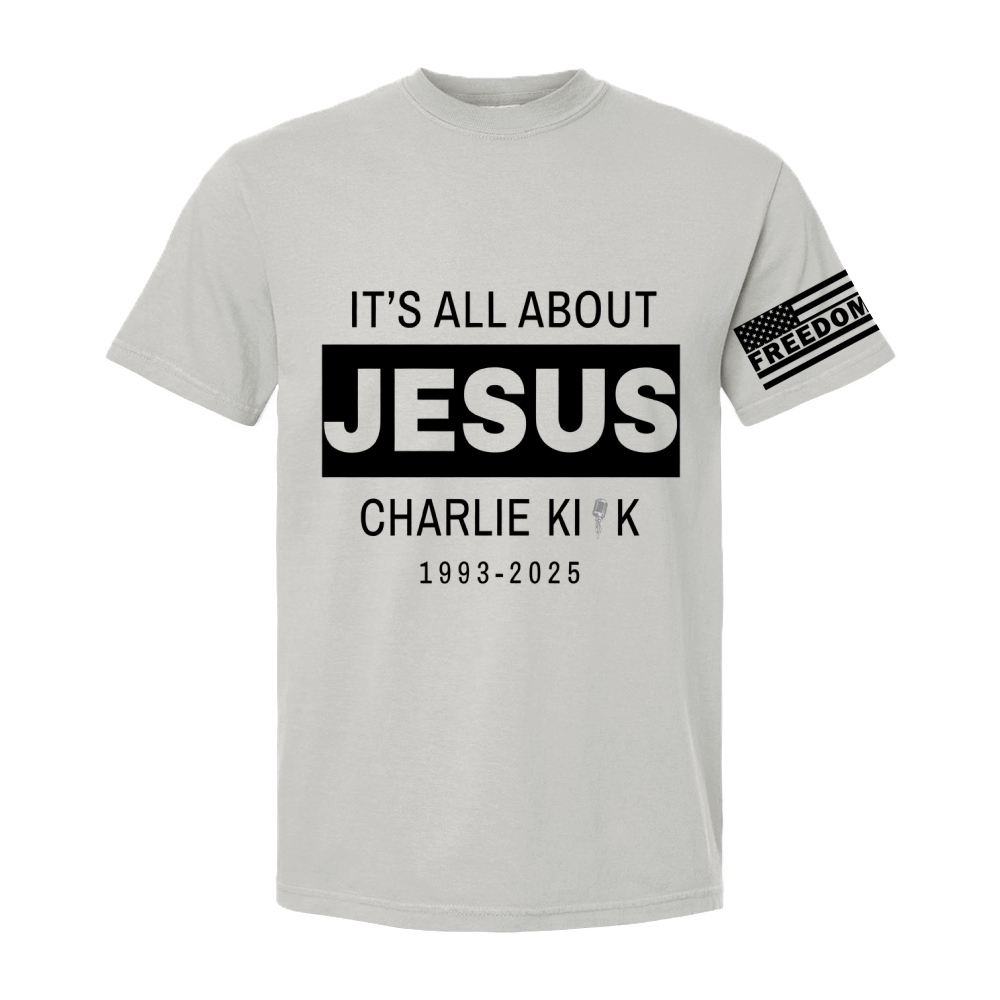 It's All About Jesus Casual Short Sleeve T-Shirt-TP MERCH