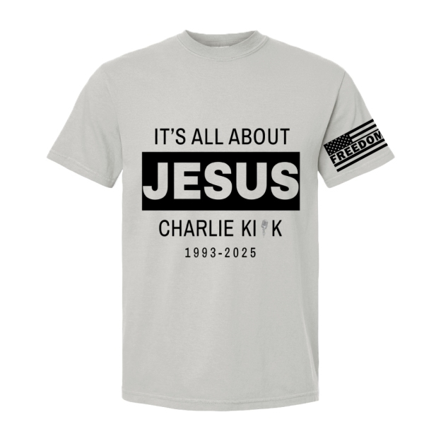 It's All About Jesus Casual Short Sleeve T-Shirt-TP MERCH
