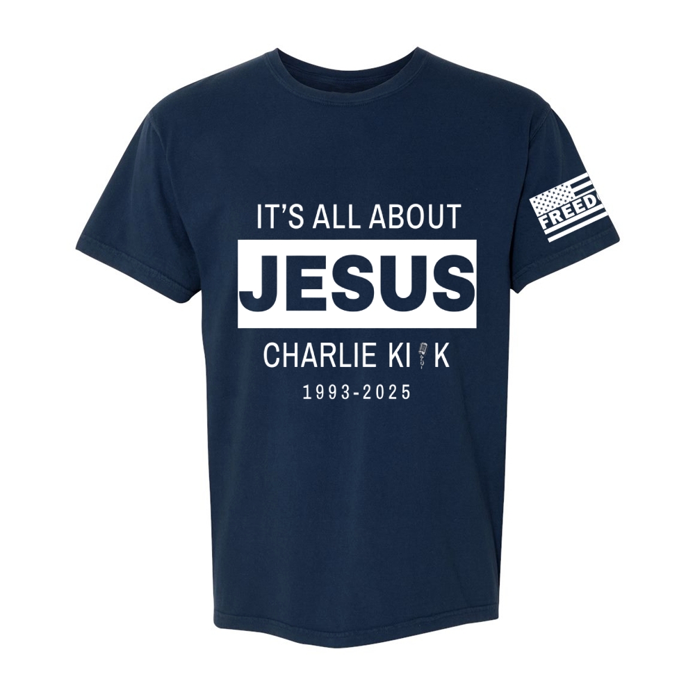 It's All About Jesus Casual Short Sleeve T-Shirt-TP MERCH