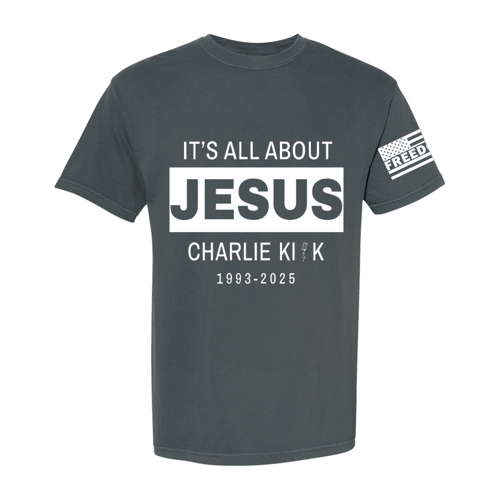 It's All About Jesus Casual Short Sleeve T-Shirt-TP MERCH