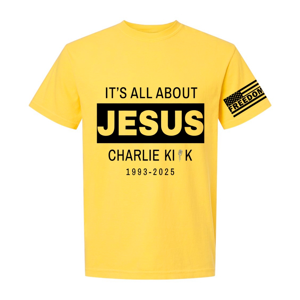 It's All About Jesus Casual Short Sleeve T-Shirt-TP MERCH