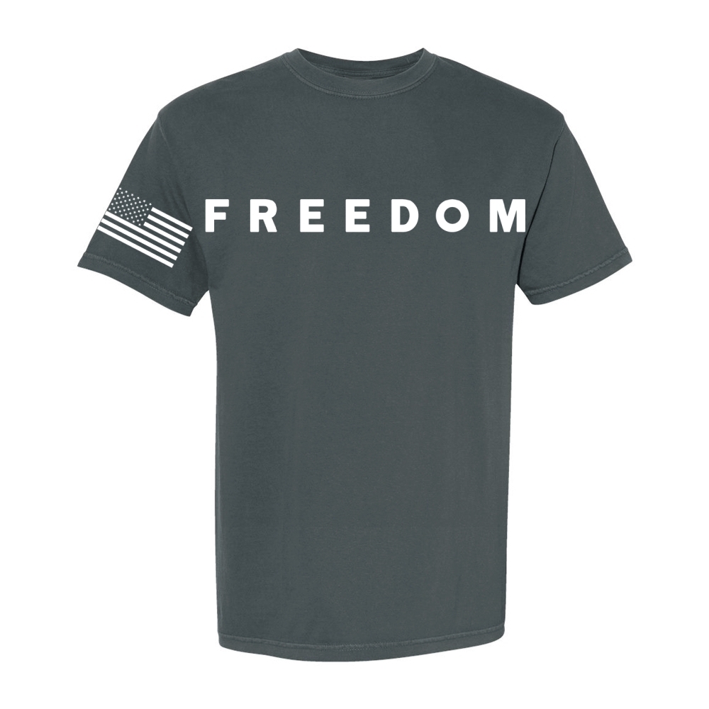 Women's Freedom American Flag Printed Casual T-shirt-TP MERCH