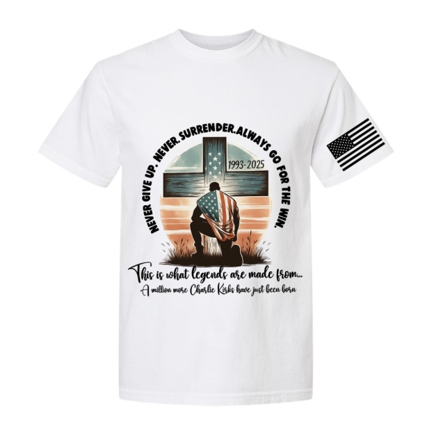 Never Give Up Never Surrender Always Go For The Win Short Sleeve T-Shirt-TP MERCH