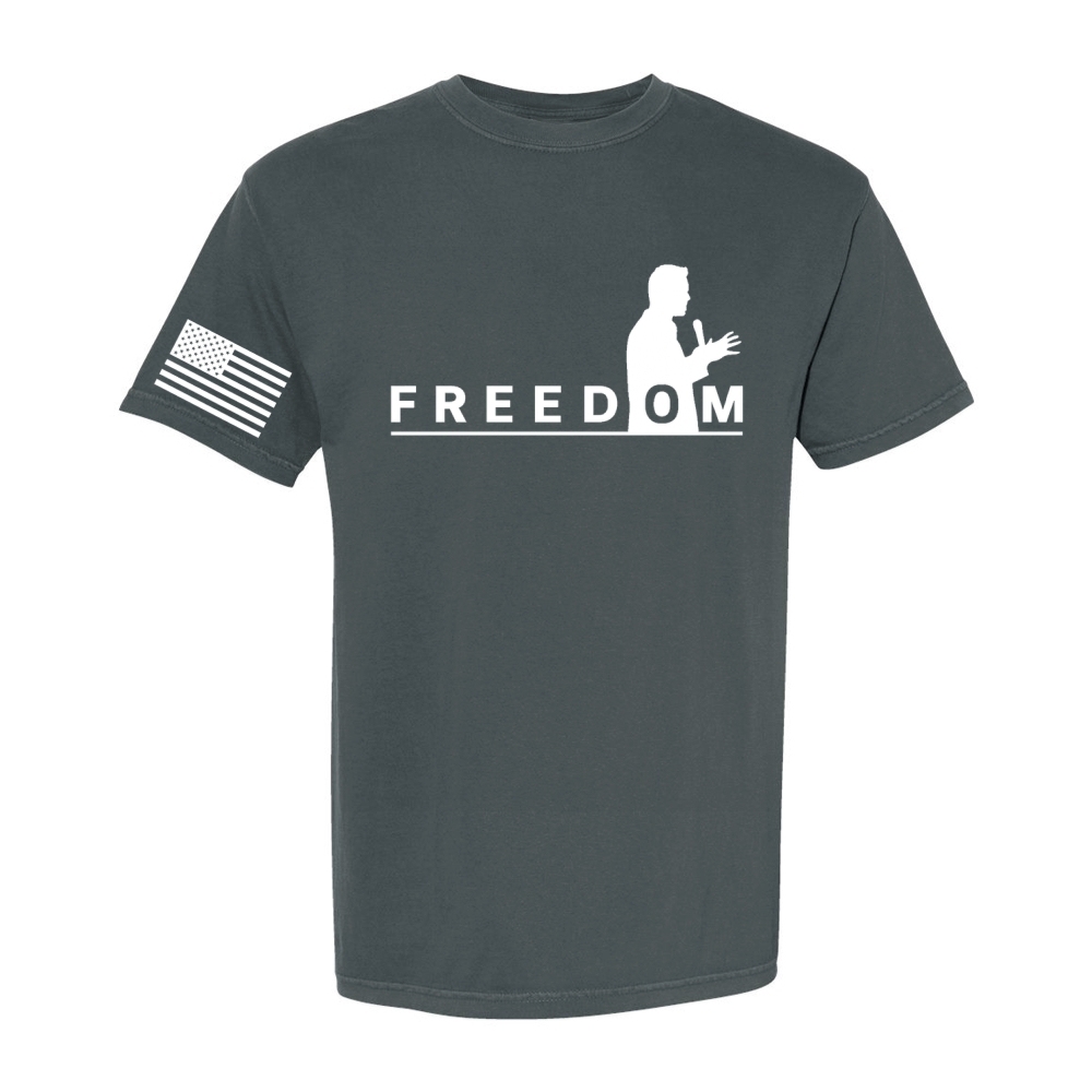Freedom And American Flag Short Sleeve T-Shirt-TP MERCH