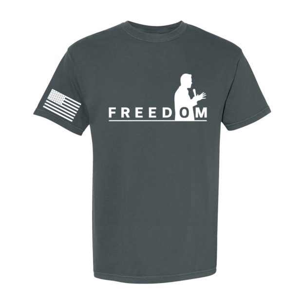 Freedom And American Flag Short Sleeve T-Shirt-TP MERCH