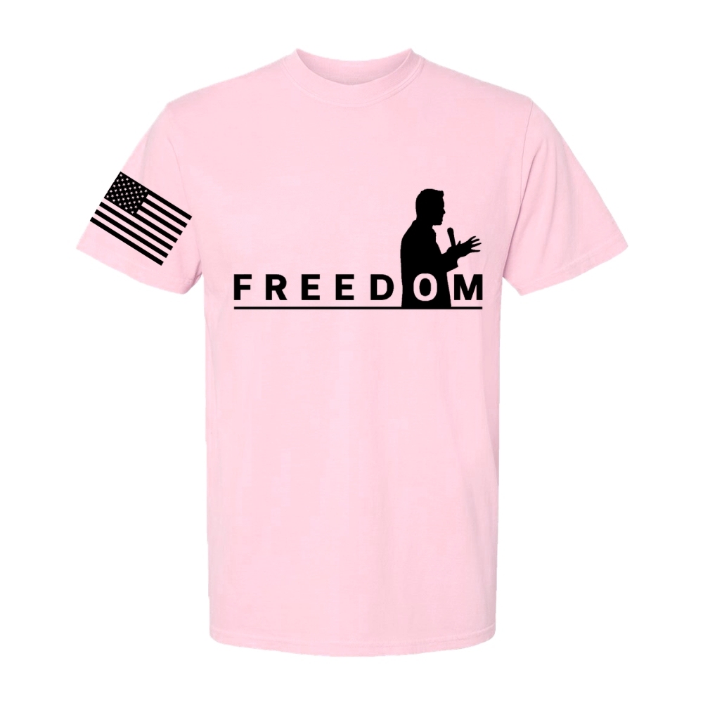 Freedom And American Flag Short Sleeve T-Shirt-TP MERCH