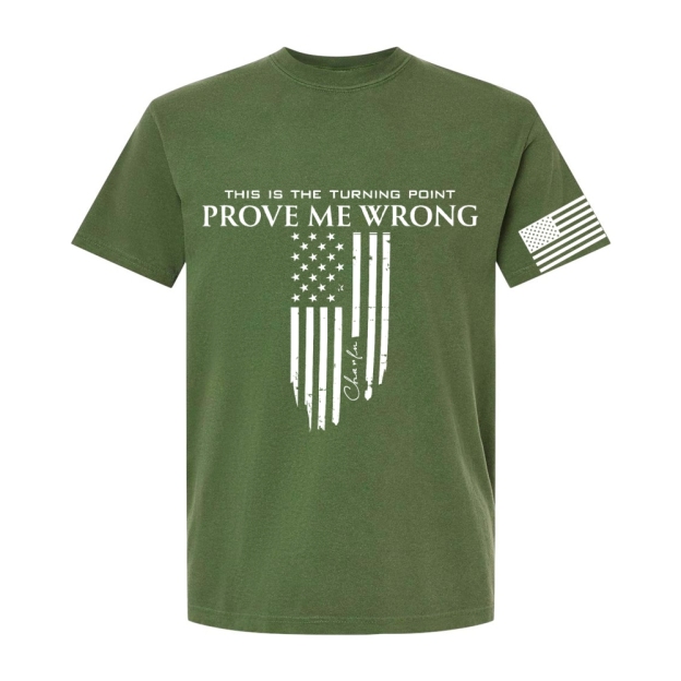 Freedom Prove Me Wrong Printed Casual Short Sleeve T-Shirt-TP MERCH