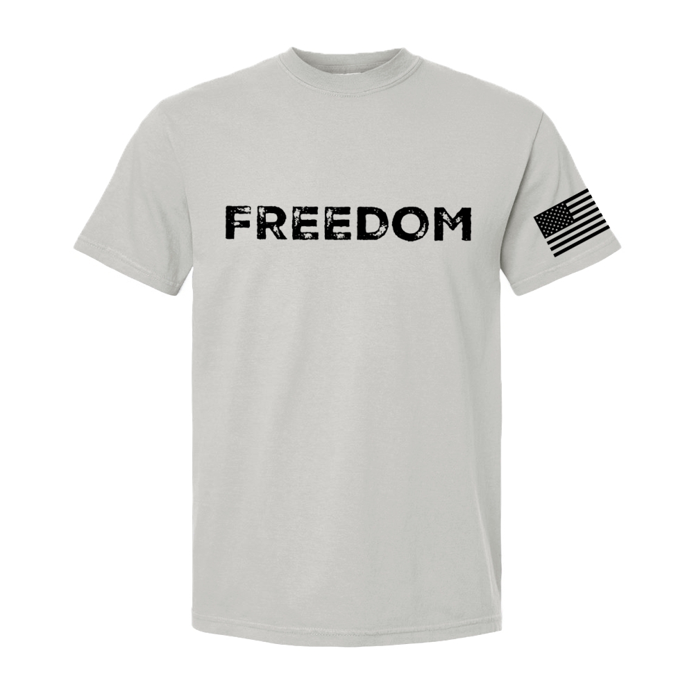 Freedom And American Flag Printed Casual T-Shirt -TP MERCH