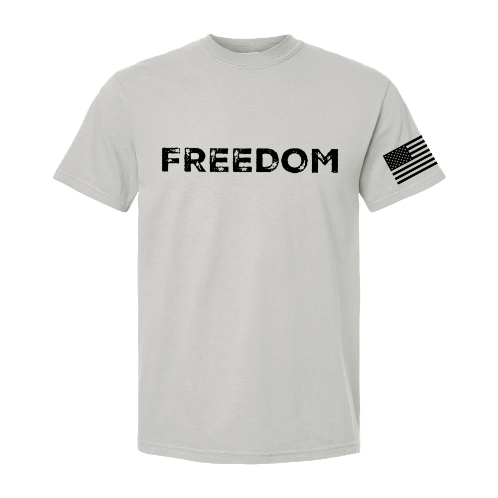 Freedom And American Flag Printed Casual T-Shirt -TP MERCH