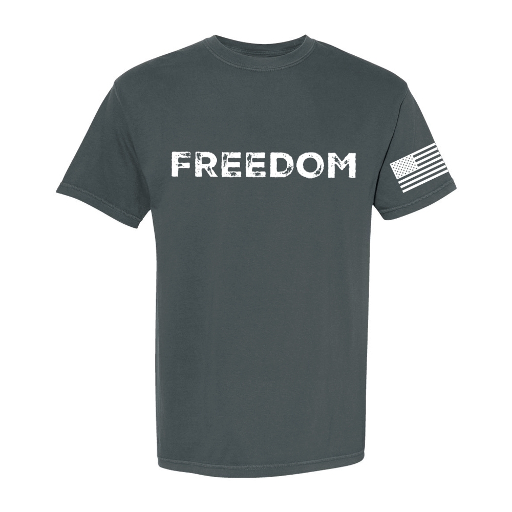 Freedom And American Flag Printed Casual T-Shirt -TP MERCH