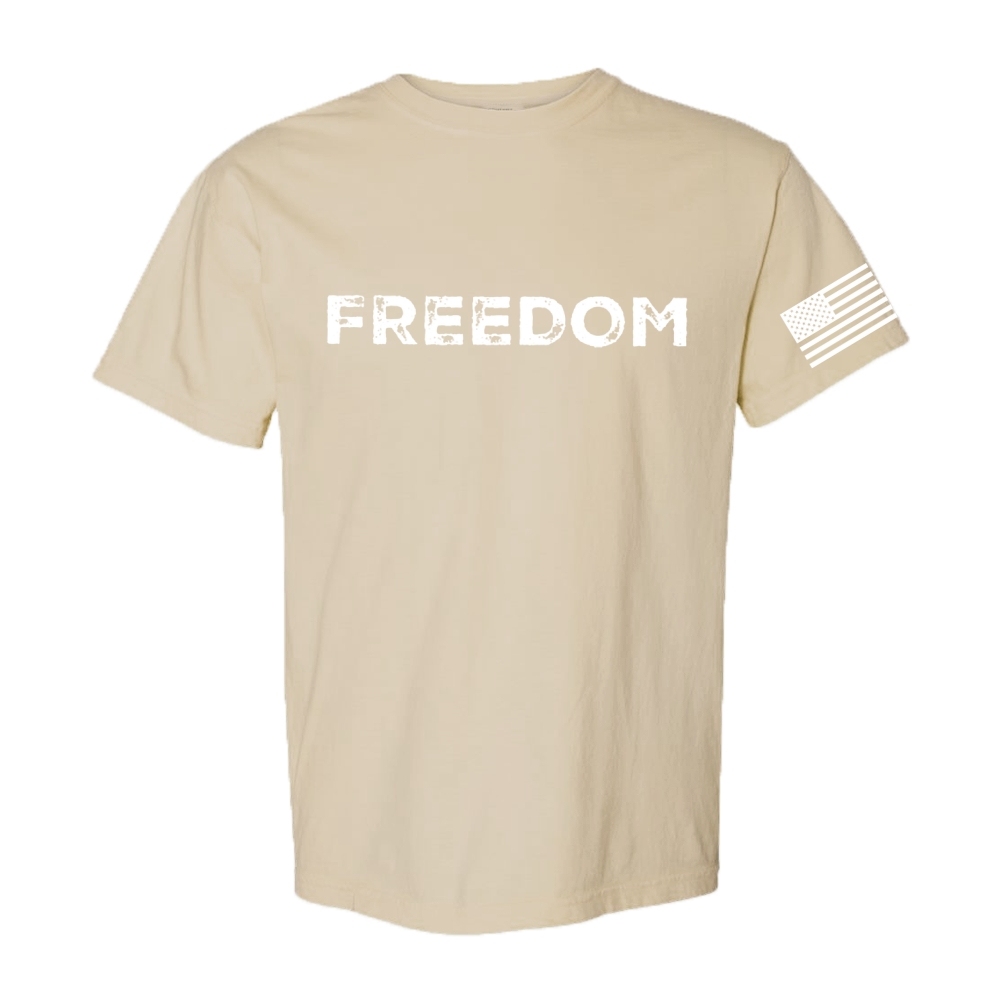 Freedom And American Flag Printed Casual T-Shirt -TP MERCH