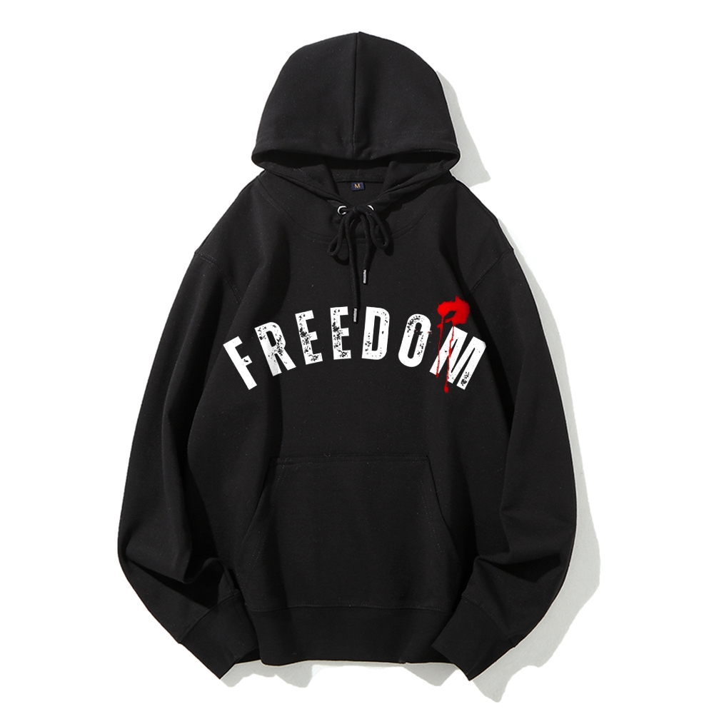 Freedom Printed Hoodie-TP MERCH