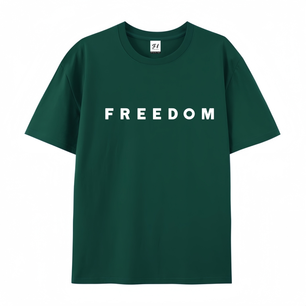 Men's Commemorative Freedom Printed T-Shirt-TP MERCH