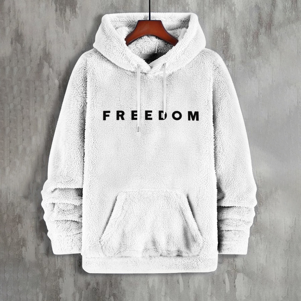 Freedom Printed Flannel Hoodie-TP MERCH