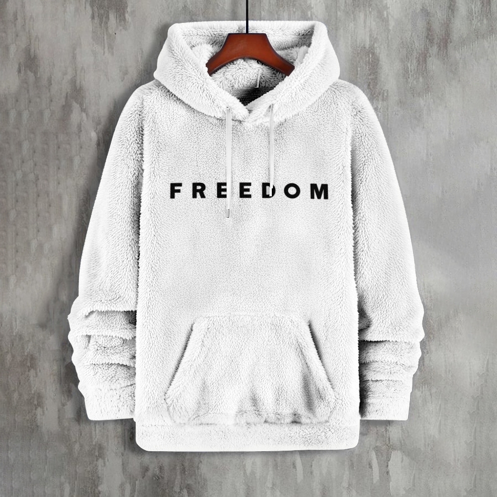 Freedom Printed Flannel Hoodie-TP MERCH