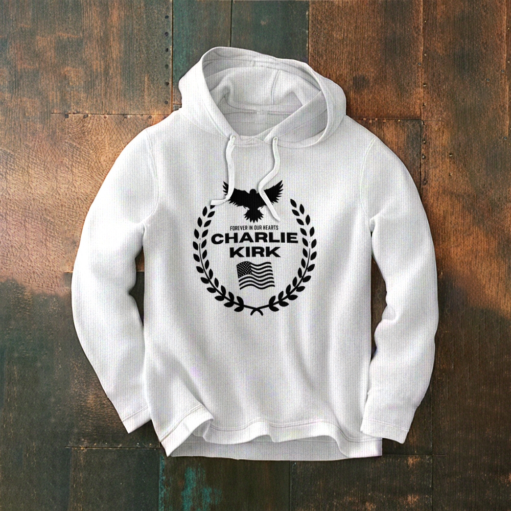 Men's Forever In Our Hearts Patriotic Hoodie-TP MERCH