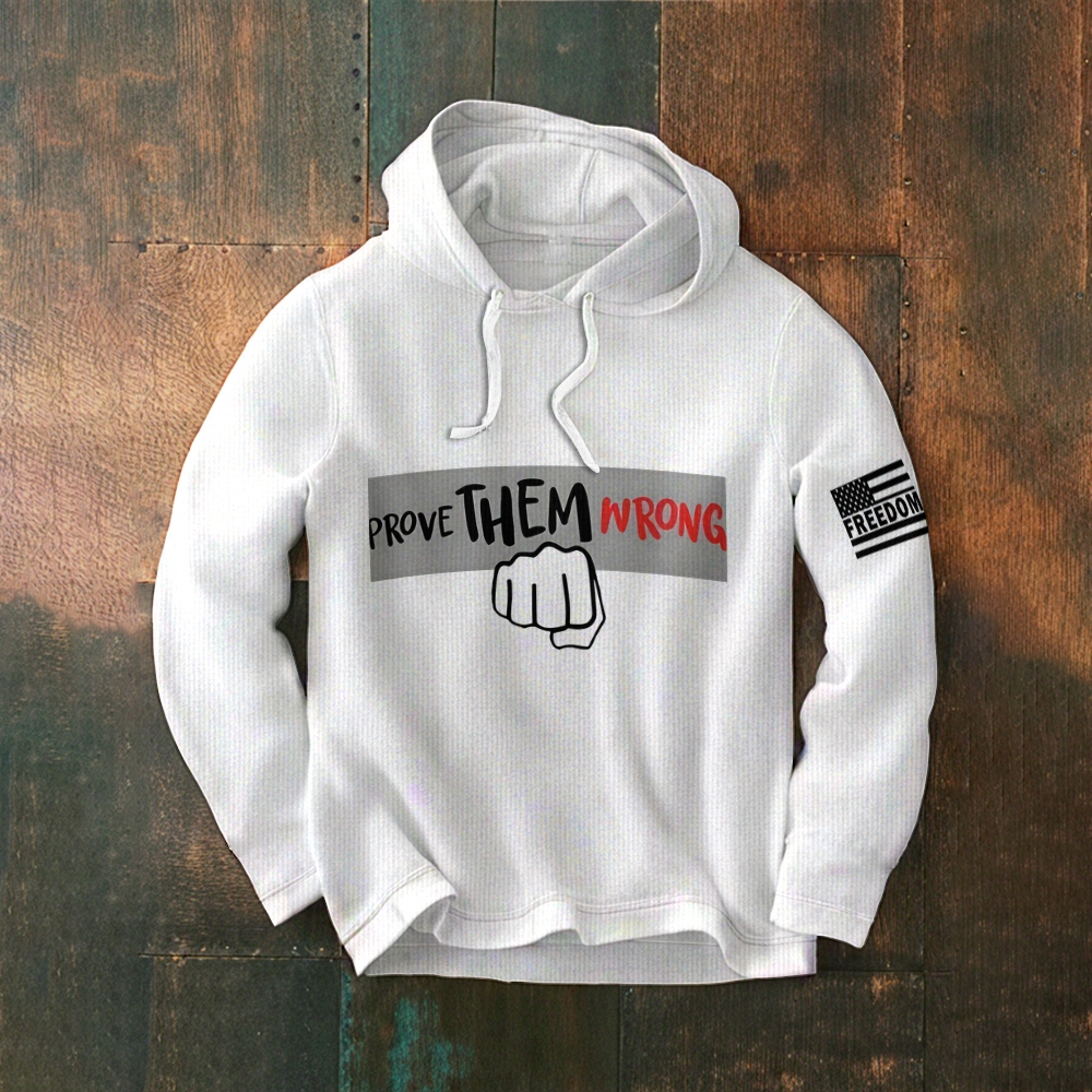 Men's  Prove Me Wrong Patriotic Hoodie-TP MERCH