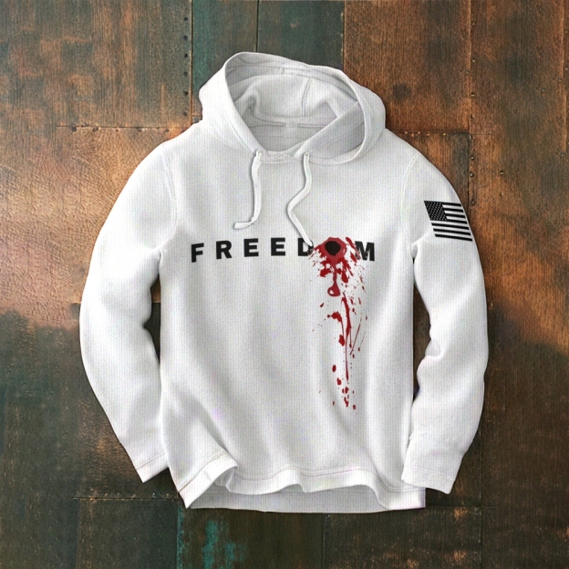 Men's Freedom American Flag Patriotic Hoodie-TP MERCH