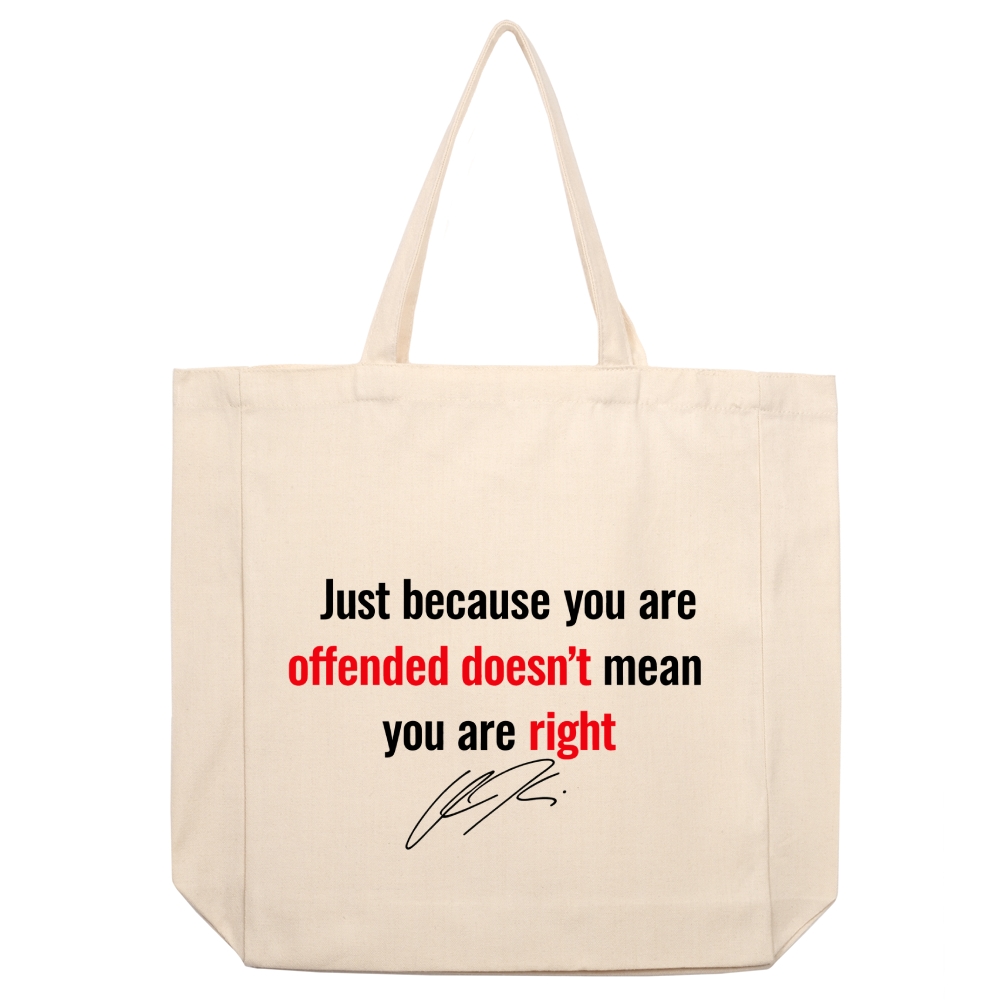 Freedom patriot beige canvas bag-TP MERCH