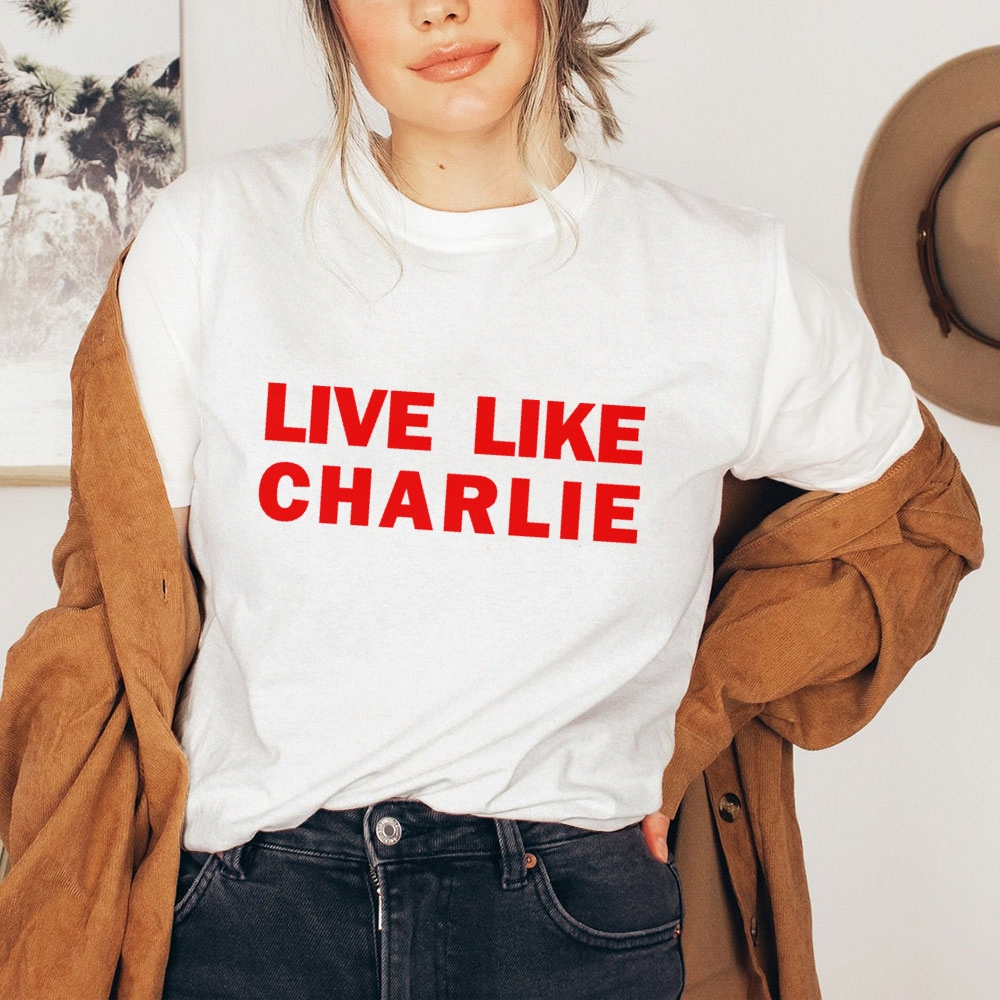 Live Like Charlie Kirk T-Shirt-TP MERCH