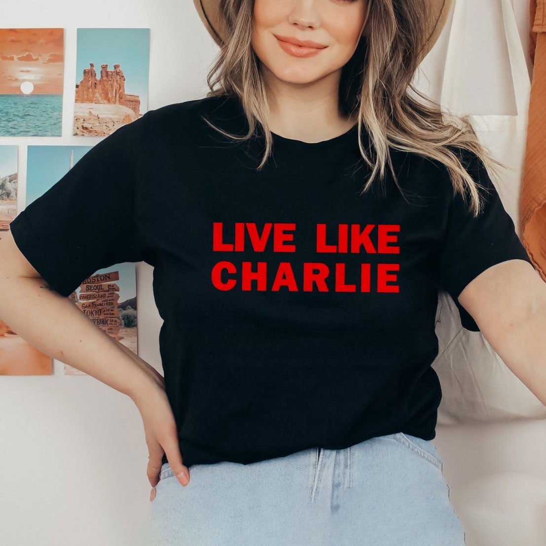 Live Like Charlie Kirk T-Shirt-TP MERCH