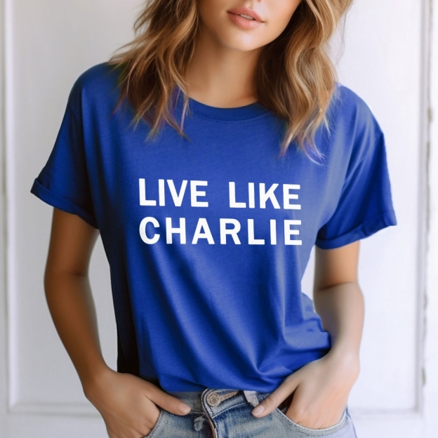 Live Like Charlie Kirk T-Shirt-TP MERCH