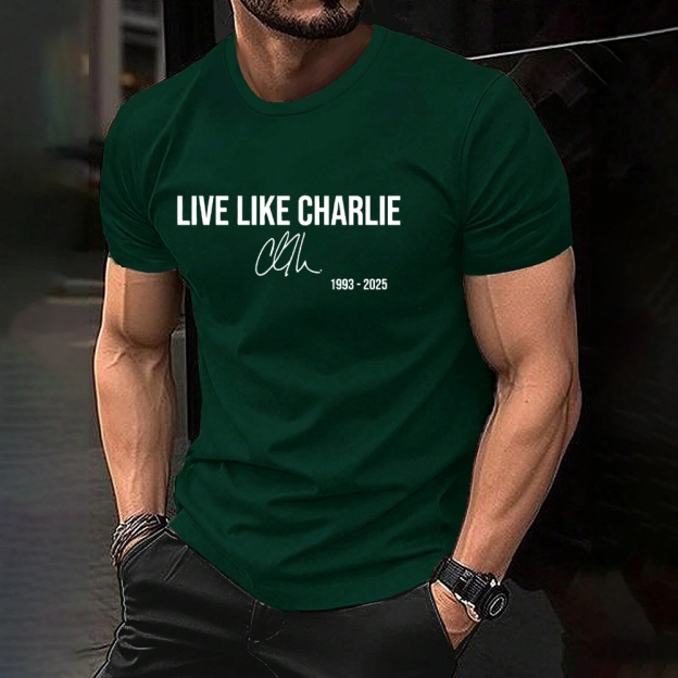 Live like Charlie Kirk T-Shirt-TP MERCH