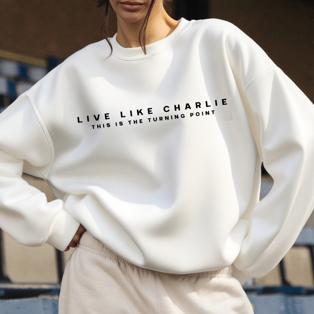Live Like Charlie Kirk This is TP Sweatshirt -TP MERCH
