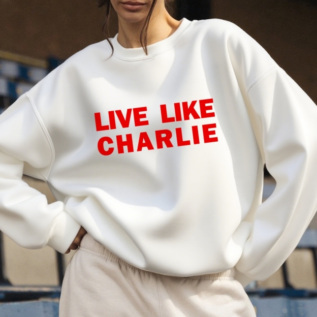 Live Like Charlie Kirk  Sweatshirt -TP MERCH