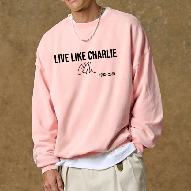 Live Like Charlie Kirk  Sweatshirt-TP MERCH