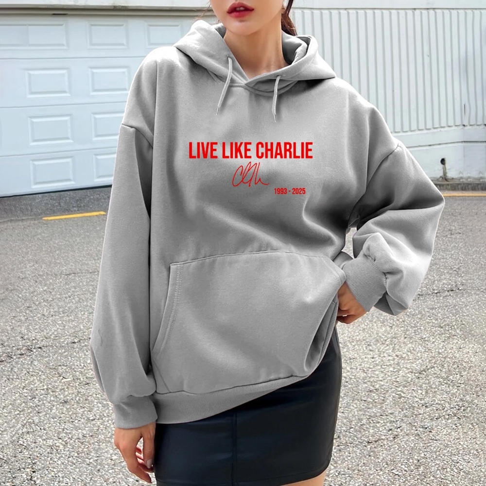 Live Like Charlie Kirk Hoodie-TP MERCH