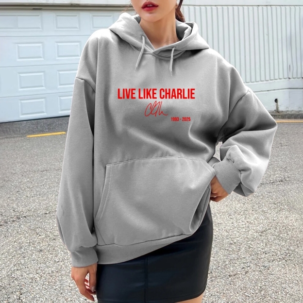 Live Like Charlie Kirk Hoodie-TP MERCH