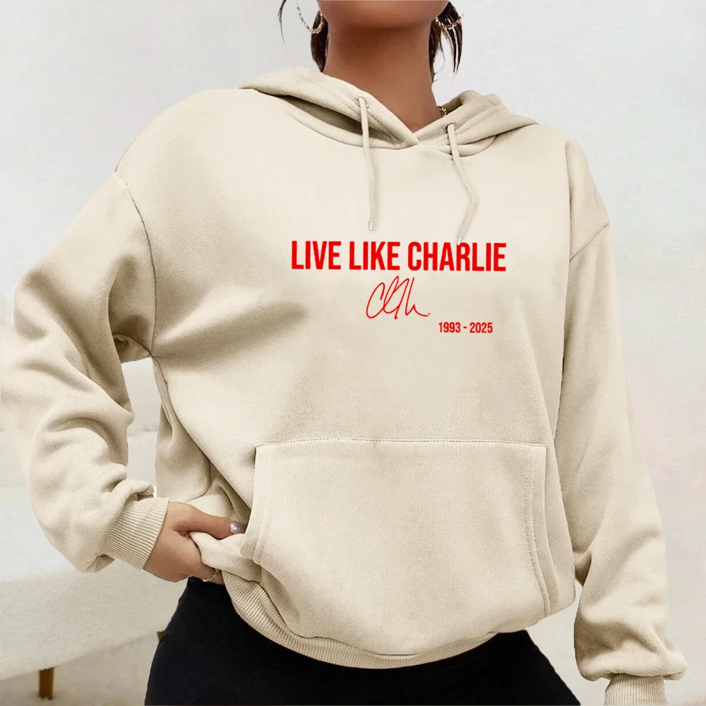 Live Like Charlie Kirk Hoodie-TP MERCH