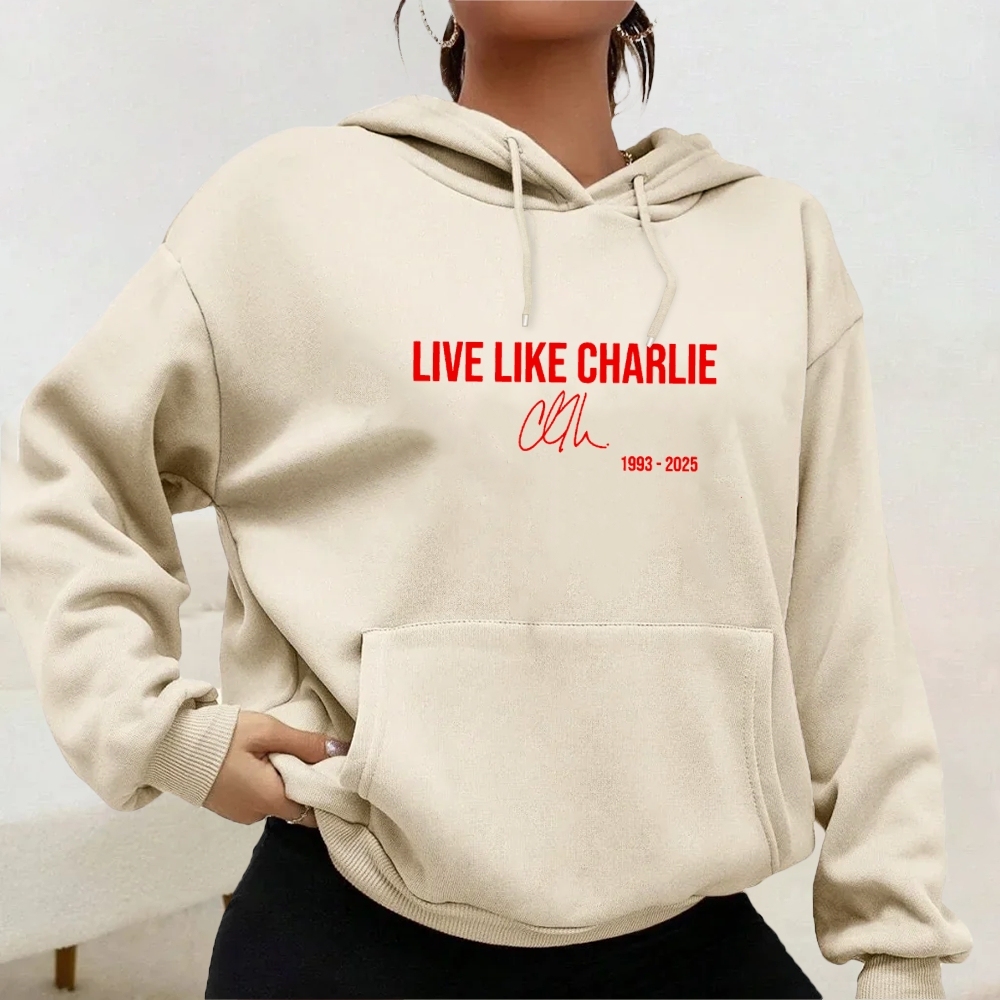 Live Like Charlie Kirk Hoodie-TP MERCH
