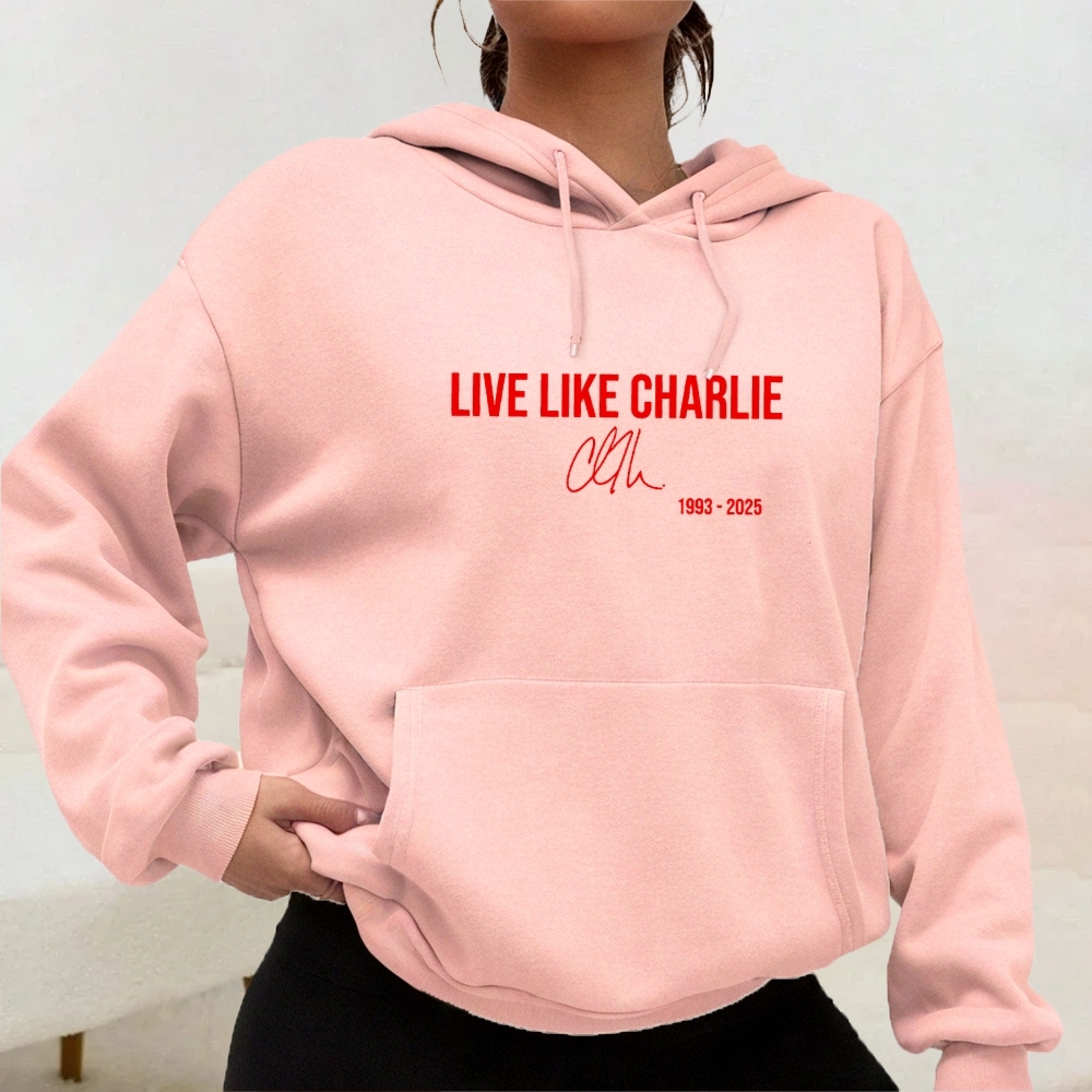 Live Like Charlie Kirk Hoodie-TP MERCH