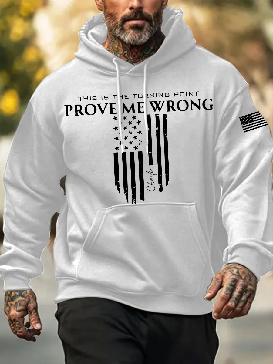 Prove Them Wrong  American Flag Printed Hoodie-TP MERCH
