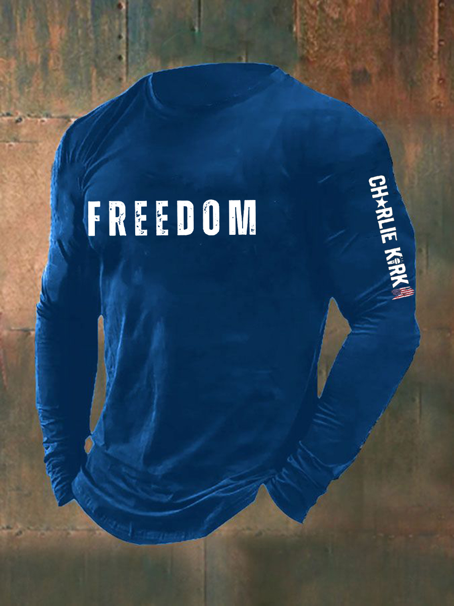 Men's Freedom Is Not Free R.I.P C.K Long Sleeve T-shirt-TP MERCH