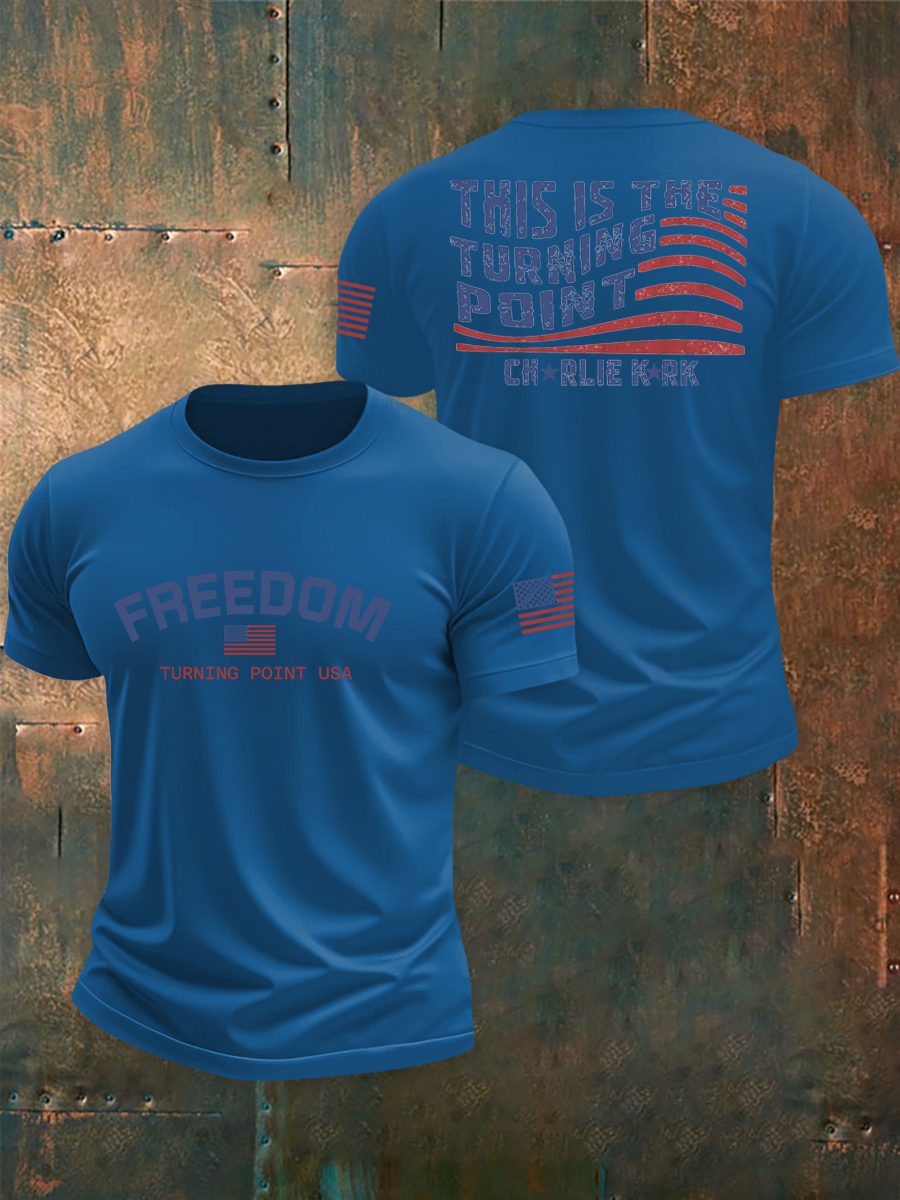 Men's TP Flag Printed T-shirt-TP MERCH